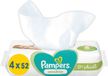 Pampers Sensitive Babydoekjes - 4 Verpakkingen = 208 Doekjes
