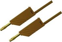 SKS Hirschmann Test & Measurement Hirschmann Test & Measurement MLN 100/2,5 BR Meetsnoer Banaanstekker 4 mm Banaanstekker 4 mm 1.00 m Bruin 1 stuk(s)