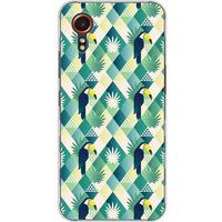 Samsung Galaxy XCover 7 Toucan losange bedrukt siliconen hoesje
