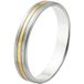 Orphelia OR9146/4/NCY/56 Trouwring Bicolore 9K Goud Unisex Maat 56