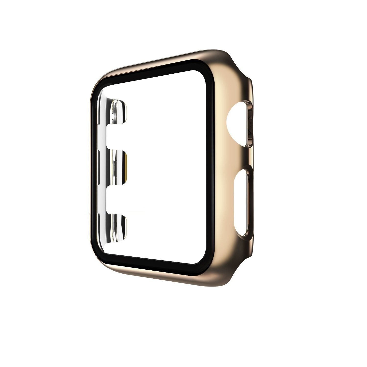 JVS Products Watch 40MM Full Cover Bumper Hoesje + Screenprotector - Apple Watch Case - Goud
