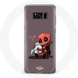 Maniacase Hoesje voor Samsung Galaxy S8 plus DeadPool Eenhoorn