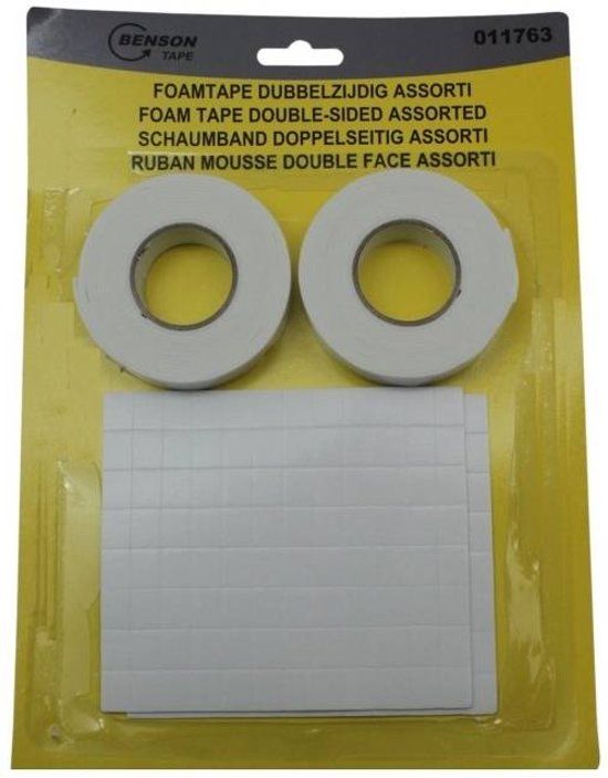 Benson Foamtape Set - Dubbelzijdig - Wit