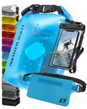Nordlight Waterdichte Dry Bag met telefoonzak en heuptas - (10L, Blauw)