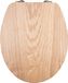Ligna abattant de WC - bois véritable de haute qualité - chêne - sensation d'assise confortable - aspect bois élégant s'intègre dans toutes les salles de bain