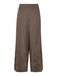 Apricot Geborduurde katoenen broek met wijde pijpen