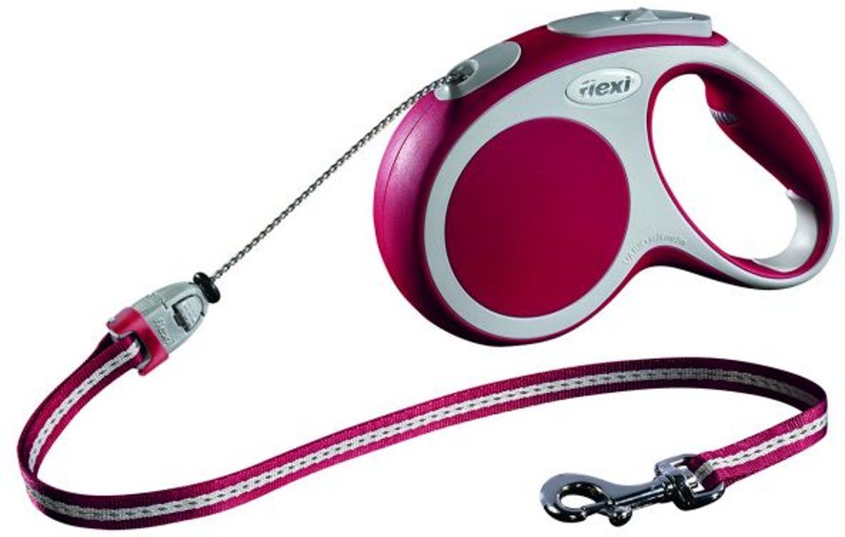 Flexi Vario Hondenriem - Rood - M- 5 M