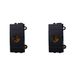 Ixtrima TV-aansluiting vrouwelijk zwart compatibel met Bticino Living Light/International 2 stuks