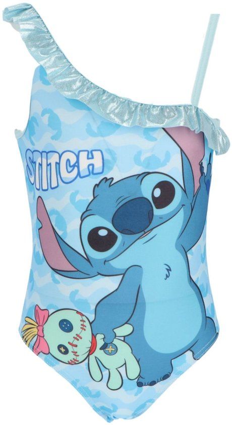 4KidsOnly Lilo & Stitch Badpak - Maat 98/104 - Blauw