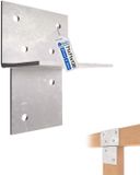 Gezu Impex Houtverbinding T-Stuk 71 × 71 mm – Thermisch Verzinkt