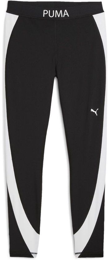 Puma Damen Tights W STRONG COLORBLOCKTIGHT - HW 7/8 526679 Puma Black-S