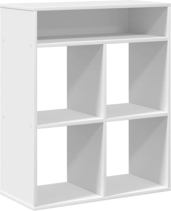 vidaXL Boekenkast 66x31x80 cm bewerkt hout wit