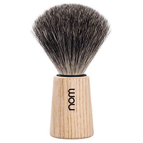 Nom THEO Pure Badger Scheerborstel, Pure Ash