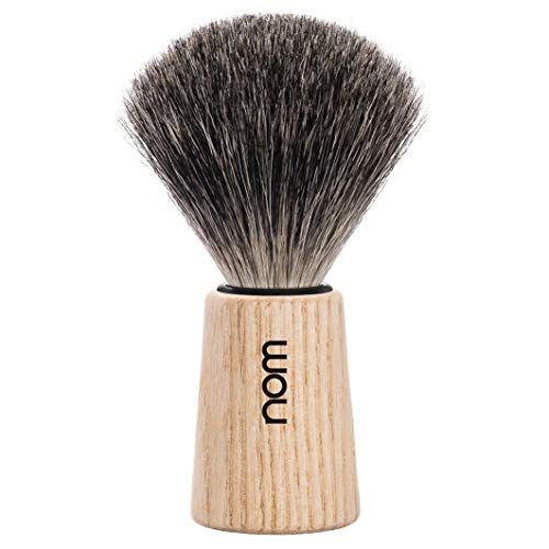 Nom THEO Pure Badger Scheerborstel, Pure Ash - 4028982815890