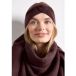 Bandeau fin en maille de couleur unie