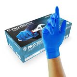 UNIGLOVES PRO.TECT Max 9N nitril handschoenen, blauw, maat M