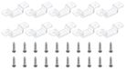 OEM LED-strips clips, 50 stuks, bevestigingsclips met schroeven, 11-14 mm, transparant