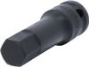 BRILLIANT TOOLS 1/2" Kracht-bit-dop binnenzeskant 17 mm - BT022628