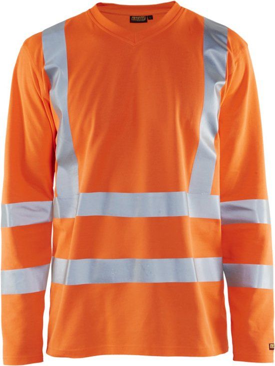 Blåkläder Blaklader UV-T-shirt High Vis lange mouw UPF 40+ UV 3381-1070 - High Vis Oranje - 4XL