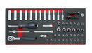 Facom MODM.RL151-66 module de démarrage mousse douilles 1/4" 66 pièces