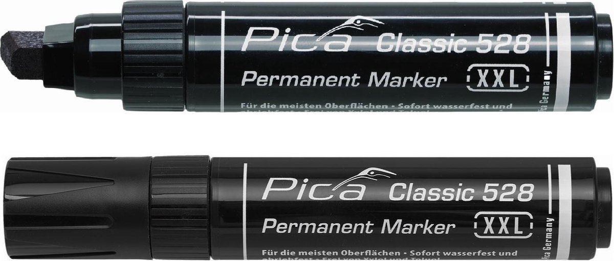 Pica 528/46 Permanent Marker XXL - 4-12mm - Zwart