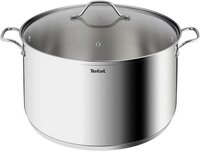 Tefal Inox Kookpot - Ø 28 cm - Zilverkleurig - 8L - Met Deksel