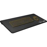 THE G-LAB K-Board CADMIUM Laptoptablet met XXL kussen, ideaal voor thuiskantoor/gaming voor bed of bank, laptopstandaard 13-19 inch, extra groot Lapdesk met handvat