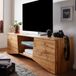 Sky Style Lowboard bois décor chêne 160x50x40 cm meuble TV avec 2 portes