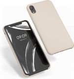 kwmobile telefoonhoesje geschikt voor Apple iPhone XR - Hoesje met siliconen coating - Smartphone case in parelmoer
