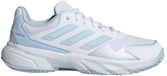 Adidas CourtJam Control 3 Dames Padelschoenen Wit/Lichtblauw Maat 37 1/3