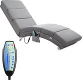 Casaria Relaxfauteuil - Massage en Verwarmingsfunctie - Grijs