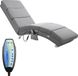 Casaria Relaxfauteuil - Massage en Verwarmingsfunctie - Grijs
