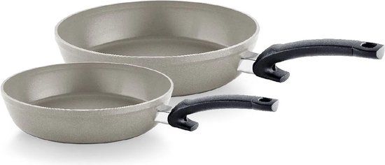 Fissler Ceratal Comfort Koekenpannen Set - 24 + 28cm - Grijs