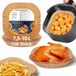 Sans marque 100 Pièces Airfryer Papier de cuisson Carré 23x23 cm