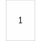 HERMA Special - Papier - mat - permanent zelf-klevend - rood - A4 (210 x 297 mm) 100 etiket(ten) (100 vel(len) x 1 etiketten