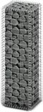 vidaXL Schanskorf met deksels 100x30x30 cm gegalvaniseerd draad