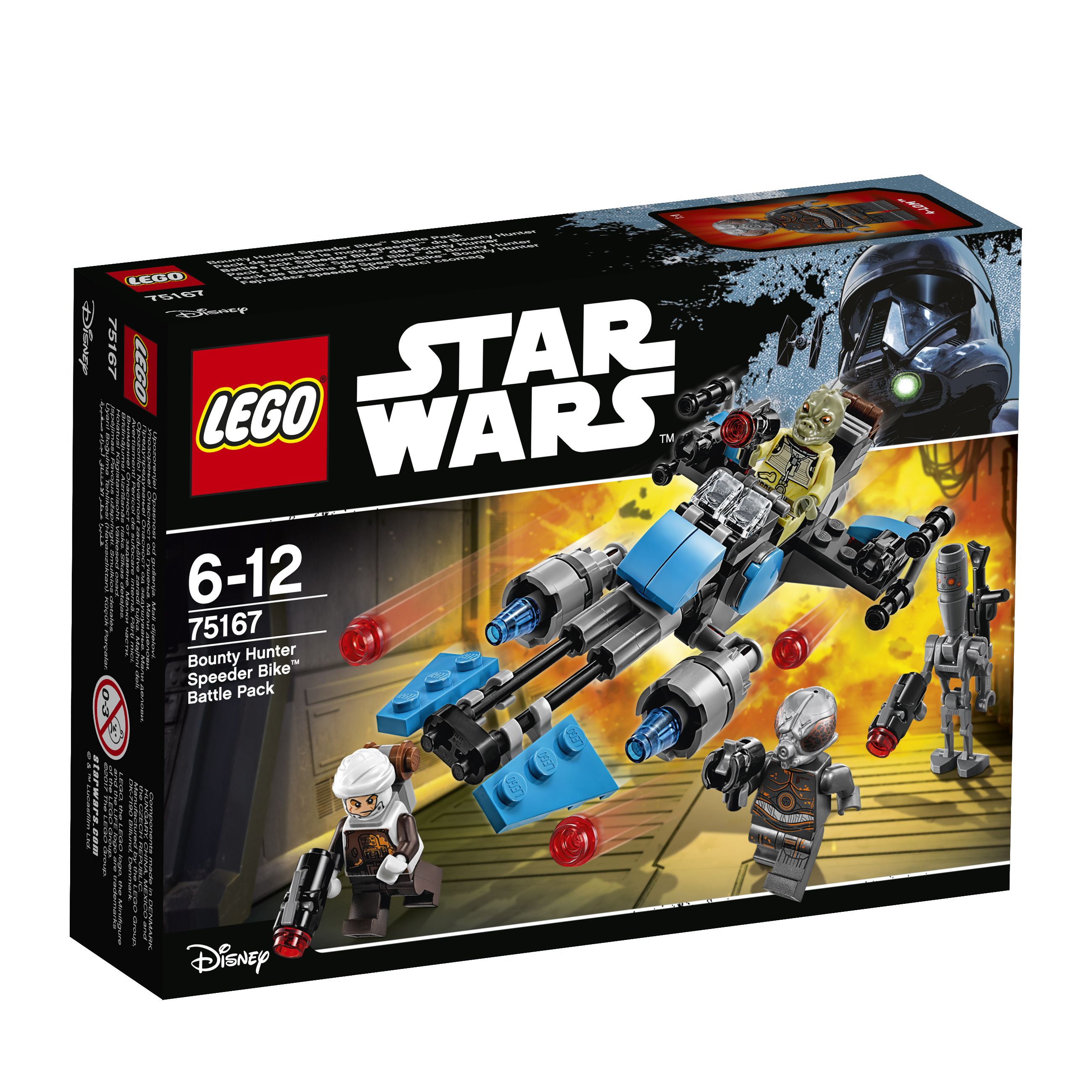 LEGO Star Wars Bounty Hunter Speeder Bike Battle Pack 75167