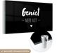 MuchoWow® Peinture sur verre 120x60 cm - Peinture acrylique sur verre - Profitez-en plus pas - Citations - Profitez - Texte - Photo sur verre - Peintures