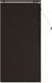 vidaXL Venetiaanse jaloezie donkerbruin 75 x 160 cm 35 mm