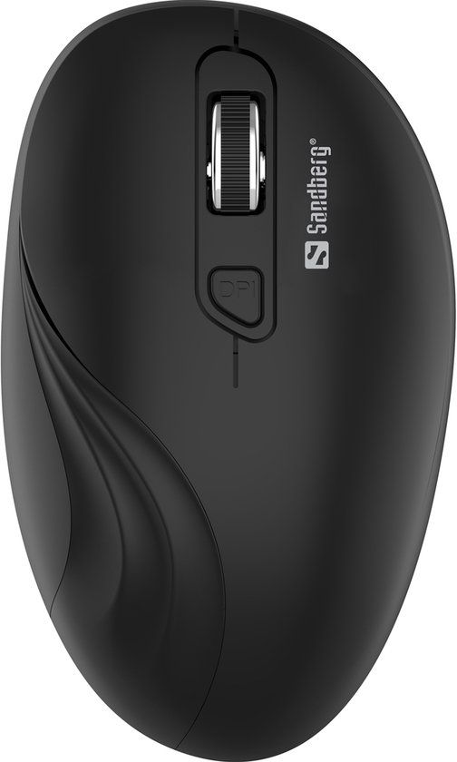 Sandberg 631-03 Linkshandige Muis Draadloos Zwart 1600 DPI