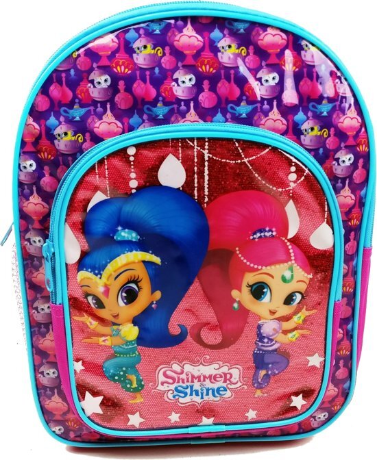 Nickelodeon SHIMMER & SHINE Glitter Rugzak Rugtas School Tas 2-5 jaar