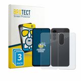 BROTECT - Screenprotector voor Samsung Galaxy A27 5G (Voor+Achter) - Folie Beschermfolie Beschermglas matte 3 Stuks