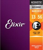 Elixir EL-11102 Nanoweb coating snaren medium - Elektrische gitaar snaren - 0.013 - 0.056 inch - 1 paar