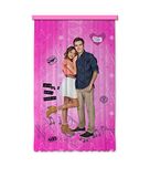 Gordijn/gordijn Disney Gordijn/gordijn FCP L 6116 Violetta, 140 x 245 cm, 1-delig