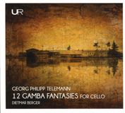 Sonic Rendezvous Dietmar Berger - Telemann: 12 Gamba Fantasies For Cello (CD)
