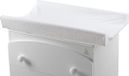 Italbaby Baby Minder 050.0020-05 aankleedkussen van badstof, universeel, wit, 80 x 50 cm