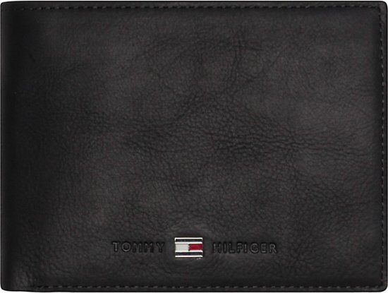 Tommy Hilfiger - Johnson - CC and coin pocket heren portemonnee - Black