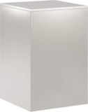 vidaXL Plantenstandaard zilver 40 x 40 x 60 cm Staal