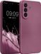 kwmobile metallic telefoonhoesje van TPU - geschikt voor Samsung Galaxy A57 5G - Flexible case voor smartphone - In metallic lila