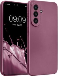 kwmobile metallic telefoonhoesje van TPU - geschikt voor Samsung Galaxy A57 5G - Flexible case voor smartphone - In metallic lila